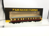 Graham Farish 374-610 N Gauge BR Crimson/Cream Hawksworth Auto-Trailer