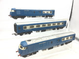 Triang R555/R556 OO Gauge BR Blue Pullman 3 Car Set