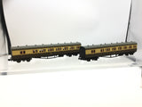 Dapol NB007/NB008 N Gauge GWR Choc/Cream N Set B Coach Set