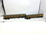Dapol NB007/NB008 N Gauge GWR Choc/Cream N Set B Coach Set