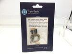 Train-Tech SH5 Signal Heads Kit 3 Aspect Distant (Y/G/Y)