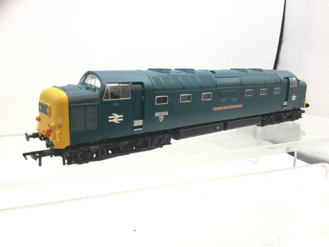 Bachmann 32-534DS OO Gauge BR Blue Deltic 55004 Queens Own Highlander DCC SOUND