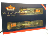 Bachmann 31-579SF OO Gauge Windhoff MPV 2-Car Set Network Rail Orange  (SOUND FITTED)