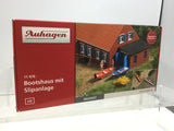 Auhagen 11476 HO/OO Gauge Boathouse with Slipway Kit