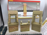 Hornby R8008 OO Gauge Single Track Grand Suspension Bridge (INCOMPLETE)