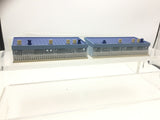 Kato 23-408B N Gauge Diotown Station Mall Shops Blue Roofs (Pre-Built)