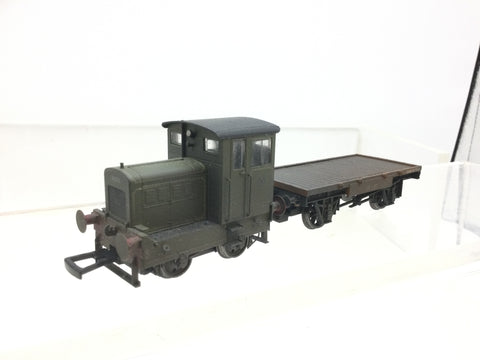 Hornby R3704 OO Gauge Ruston & Hornsby 48DS Green (DCC FITTED/WEATHERED)
