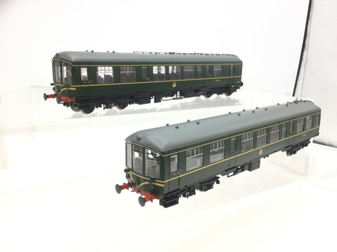Bachmann 32-516 OO Gauge Derby Lightweight 2-Car DMU BR Green DCC FITTED