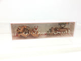 Faller 151906 HO/OO Gauge Red Deer (12) Figure Set