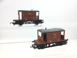 Hornby R109 OO Gauge Standard Brake Van B952564 x2