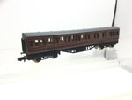 Graham Farish 0626 N Gauge LMS 57ft Suburban 1st/3rd Composite Coach 6143