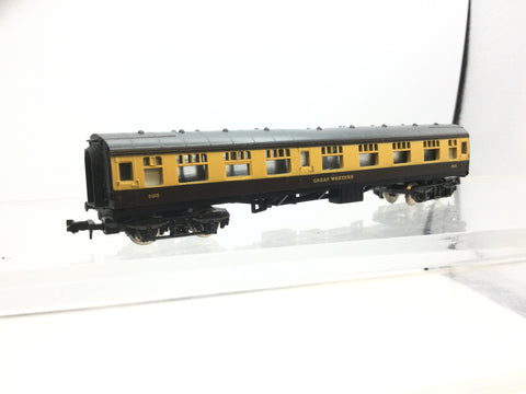 Lima 361 N Gauge GWR Choc/Cream Mk1 Corridor Composite Coach 5015