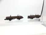 Peco NR-4E N Gauge Bolster Wagon NE 231331 x2