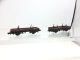 Peco NR-4E N Gauge Bolster Wagon NE 231331 x2