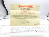 Hornby R320 OO Gauge Southern West Country Class 21C101 Exeter