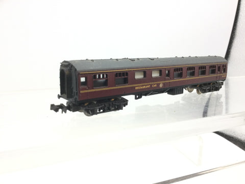 Lima 316 N Gauge BR Maroon Mk 1 Restaurant Coach M25486 (Dark Shade)