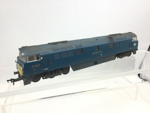 Heljan 5205 OO Gauge BR Blue Class 52 D1047 Western Lord DCC FITTED/WEATHERED