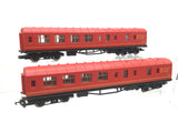 Hornby R592 OO Gauge Royal Mail Travelling Post Office Coach 80868 x2