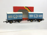 Hornby R013 OO Gauge Fine Fish Refrigerated Van x2