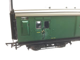Hornby R4836 OO Gauge BR Green Maunsell 6 Comp Brake Coach S2763S