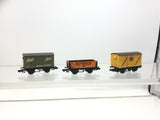 Graham Farish NR23/1 N Gauge Set of 3 Private Owner Wagons Bass/Spiers/Fyffes
