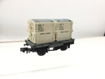 Peco NR-21 N Gauge BR Conflat Wagon w Containers