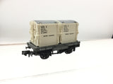 Peco NR-21 N Gauge BR Conflat Wagon w Containers