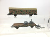 Rivarossi HR6041 HO Gauge DR Camouflage Wagon Set