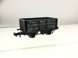Graham Farish 377-081 N Gauge 7 Plank Wagon GWR Railwaymens Coal Assn