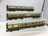 Bachmann 35-500Z OO Gauge BR GWR 150 Choc/Cream Class 117 3-Car DMU