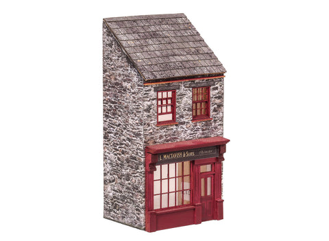 Scale Model Scenery KX069 OO Gauge Low-Relief Period Shop Kit