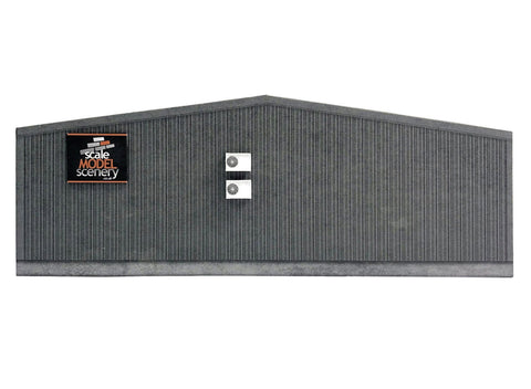 Scale Model Scenery KX093 OO Gauge Low-Relief Modern Industrial Unit End Wall Kit