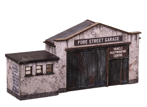 Scale Model Scenery KX110 OO Gauge Low Relief Garage Kit