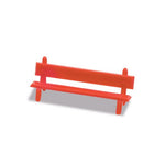 Peco LK-26 OO Gauge Platform Seats (Red)(Pack 12)