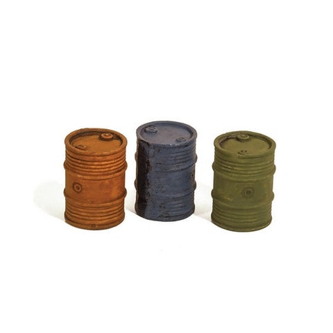Peco LK-771 O Gauge Oil Drums (Pack 3)