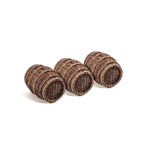 Peco LK-775 O Gauge Barrels On Side (Pack 3)