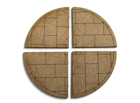 Scale Model Scenery LX218 OO Gauge 90 Degree Pavement Corners Kit