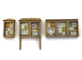 Scale Model Scenery LX239 OO Gauge Parish Noticeboards Kit
