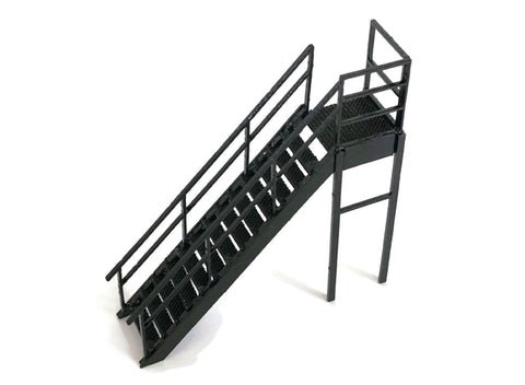 Scale Model Scenery LX245 OO Gauge Steel Staircase / Fire Escape Kit