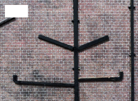 Scale Model Scenery LX554 OO Gauge Downpipes & Soil Pipes Kit