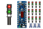 DCC Concepts DCD-MGS-RG OO Gauge ALPHA MIMIC 12x Red/Green Ground Signal