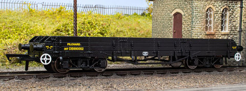 Oxford Rail 76PIL003A OO Gauge Pilchard Wagon BR Black DB990052