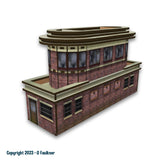 Organised Octopus 005 OO Gauge Deco Signal Box Laser Cut MDF Kit