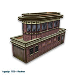 Organised Octopus 005 OO Gauge Deco Signal Box Laser Cut MDF Kit