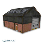 Organised Octopus 029B OO Gauge Industrial Unit (Dark Grey) Laser Cut MDF Kit