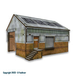 Organised Octopus 030 OO Gauge Single Track Engine Shed Laser Cut MDF Kit