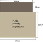 Metcalfe PN188 N Gauge Brewery Card Kit