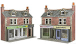 Metcalfe PO306 OO/HO Gauge Low Relief Shop Fronts (Brick) Card Kit