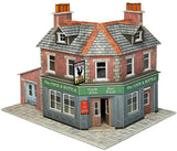 Metcalfe PO308 OO/HO Gauge Corner Shop or Pub (Brick) Card Kit