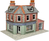Metcalfe PO308 OO/HO Gauge Corner Shop or Pub (Brick) Card Kit